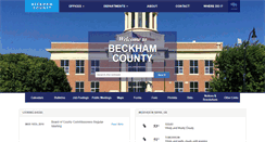 Desktop Screenshot of beckham.okcounties.org
