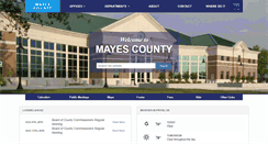 Desktop Screenshot of mayes.okcounties.org