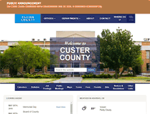 Tablet Screenshot of custer.okcounties.org